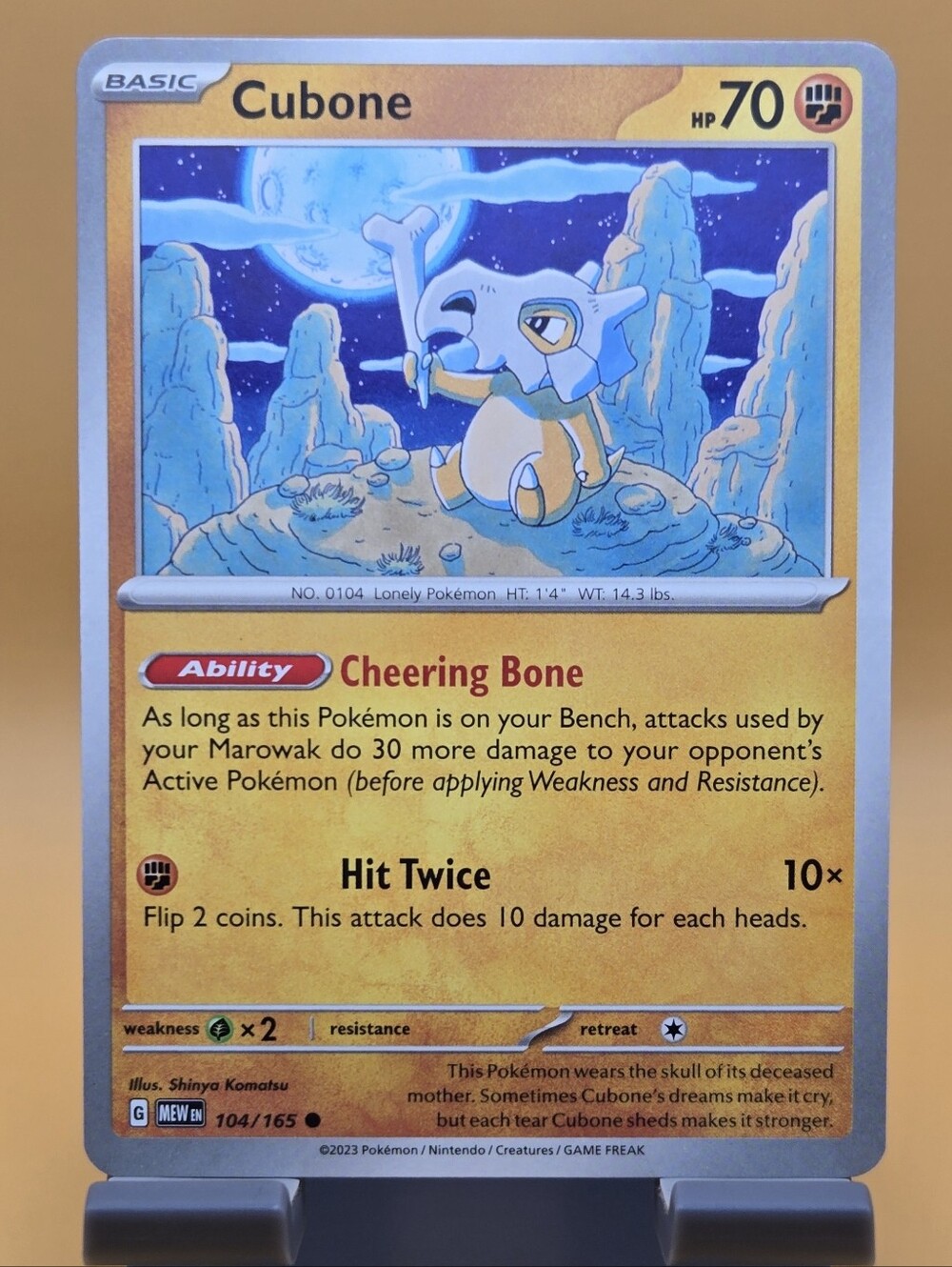 Cubone - SV: Scarlet & Violet 151 104/165